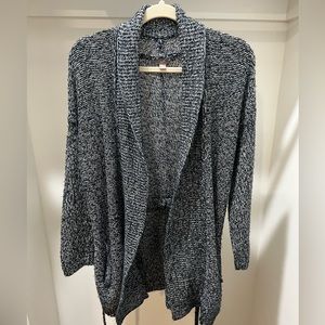 J. Jill‎ Women’s Blue & White Cardigan With Pockets Size Large